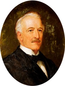 Baron Charles Conrad Adolphus du Bois de Ferrieres, liberaler Abgeordneter für Cheltenham (1880-85), ca. 1885-1900 von John Hanson Walker