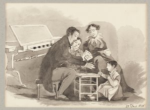 Ein Kartenspiel, 1815