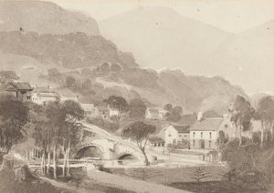Brathay Brücke & Altes Brathay, Lake District, Cumbria, 1820