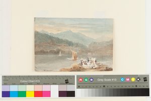 Picknick in Windermere mit Blick auf Brathay von John Harden