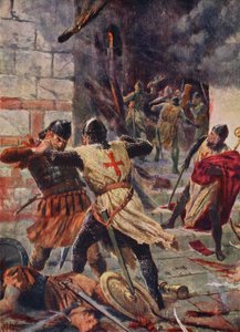 Die Eroberung von Konstantinopel durch die Kreuzritter von John Harris Valda