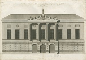 Stafford - Shire Hall: Aquatinta-Gravur