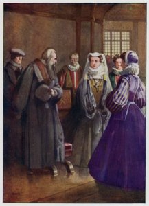 Presbyterianischer Reformator John Knox trifft Maria Stuart von John Hassall