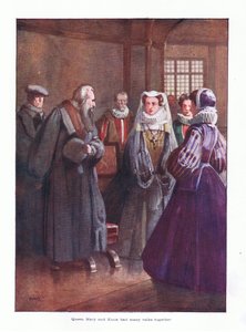 Königin Mary und Knot hatten viele Gespräche miteinander von John Hassall