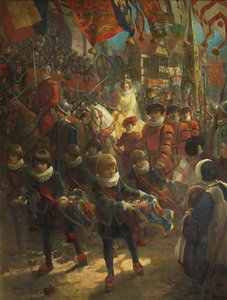 Der Staatseinzug von Königin Elizabeth in Bristol, 14. August 1574