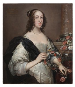 Elizabeth Wray, Baroness Norris, ca. 1638, übermalt ca. 1645