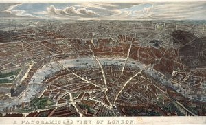Panoramablick auf London von John Henry Banks