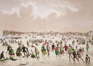 Jamaica Pond, West Roxbury, Mass., um 1859 von John Henry Bufford
