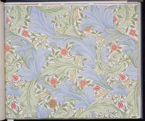 Granville-Tapete, entworfen von John Henry Dearle für Morris and Company, 1896