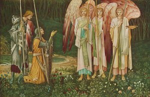 Die Vision des Heiligen Grals von John Henry Dearle