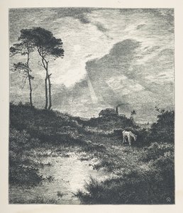 Tafel 15. Eine pastorale Szene. Nature Pictures. Eine Serie von dreißig Originalillustrationen, auf Holz gezeichnet von J. H. Dell und graviert von R. Paterson. John Henry Dell