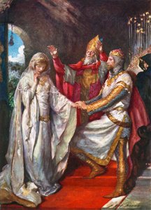 Die Hochzeit von König Artus und Königin Guinevere