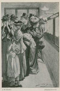 Die Verlustliste im Kriegsministerium