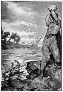Thorbion hob den riesigen Stein