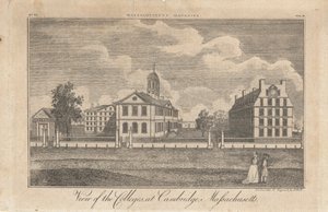 Ansicht der Colleges in Cambridge, Massachusetts von John Henry Hill
