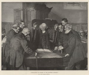 Ordination von Ältesten in der schottischen Kirche