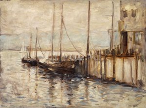 Fischerboot in einem Hafen