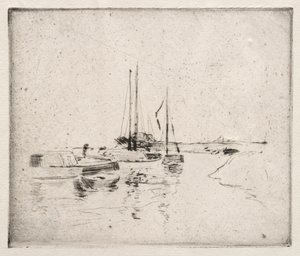 In der Nähe von Dordrecht von John Henry Twachtman