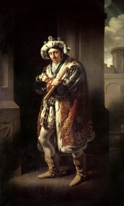 Edmund Kean (1787-1833) als Richard III von John James Halls