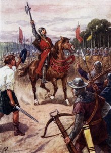 William Wallace in der Schlacht von Falkirk, Schottland