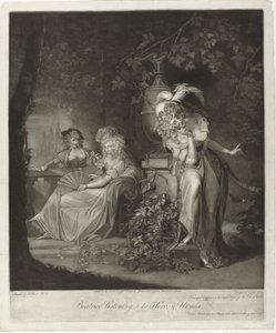 Hero und Ursula werden von Beatrice belauscht von John Jones