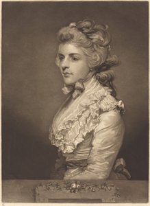 Miss Kemble in einem weißen Kleid