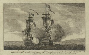 Sir Francis Drake greift die 