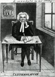 Kontemplation - Lord Monboddo in seinem Studierzimmer, 1784