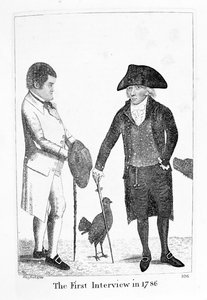 Das erste Treffen 1786 zwischen Diakon Brodie und George Smith, 1788