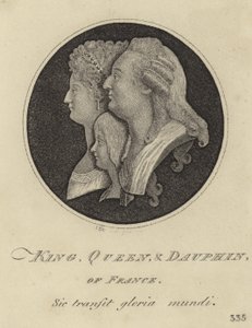 Der König, die Königin und der Dauphin von Frankreich von John Kay