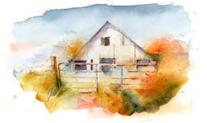 Scheune in Pleasant Hill 2, 2016 von John Keeling