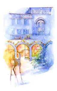 West Elm zu Weihnachten, 2016 von John Keeling
