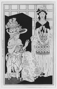 Illustration für The Way of the World von William Congreve (Lithografie) von John Kettelwell