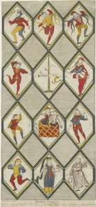 Betley Glasfenster - Morris-Tänzer: Gravur, undatiert [1751-1790] von John Keyse Sherwin