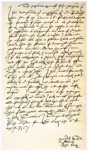 Brief von John Knox an Sir Nicholas Throgmorton, 6. August 1561