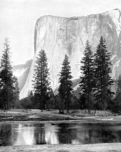 El Capitan, Yosemite Valley, Kalifornien, USA, 1893 von John L. Stoddard