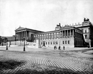 Parlamentsgebäude, Wien, 1893