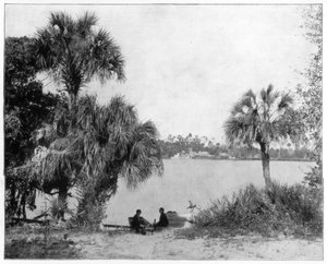 Indian River, Florida, späte 19. Jahrhundert von John L. Stoddard