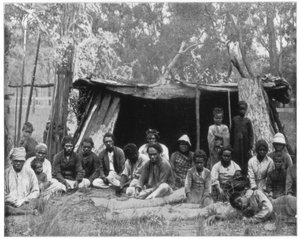 Einheimische von Queensland, Australien, spätes 19. Jahrhundert von John L. Stoddard