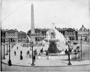 Place de la Concorde, Paris, späte 19. Jahrhundert