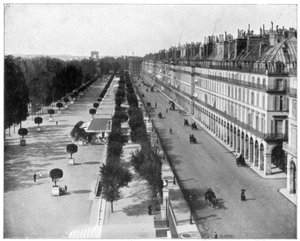 Rue de Rivoli, Paris, spätes 19. Jahrhundert von John L. Stoddard