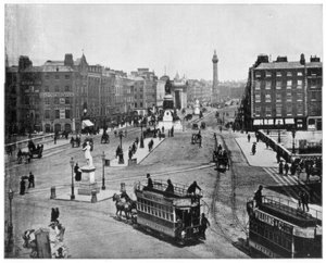Sackville Street, Dublin, Ende des 19. Jahrhunderts von John L. Stoddard