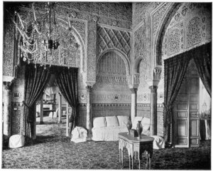 Salon von Maria de Padilla, Alcazar, Sevilla, Spanien, späte 19. Jahrhundert