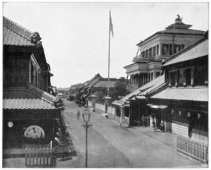 Straße in Tokio, Japan