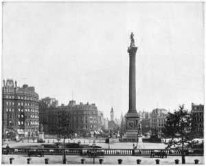 Trafalgar Square, London, späte 19. Jahrhundert