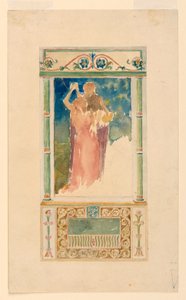 Entwurf für ein Gedenkfenster von John La Farge