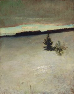 Schneefeld, Morgen, Roxbury von John La Farge