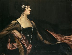 Eine Dame in Schwarz: Porträt von Jean Ainsworth, Viscountess Massereene und Ferrard