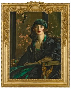 Eine Dame in Schwarz und Grün: Mrs. Freda Dudley Ward