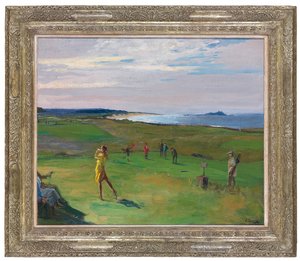 Der Golfplatz, North Berwick von John Lavery